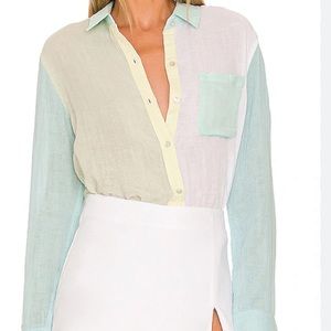 Rails Ellis mint color block, size extra small as seen on Revolve